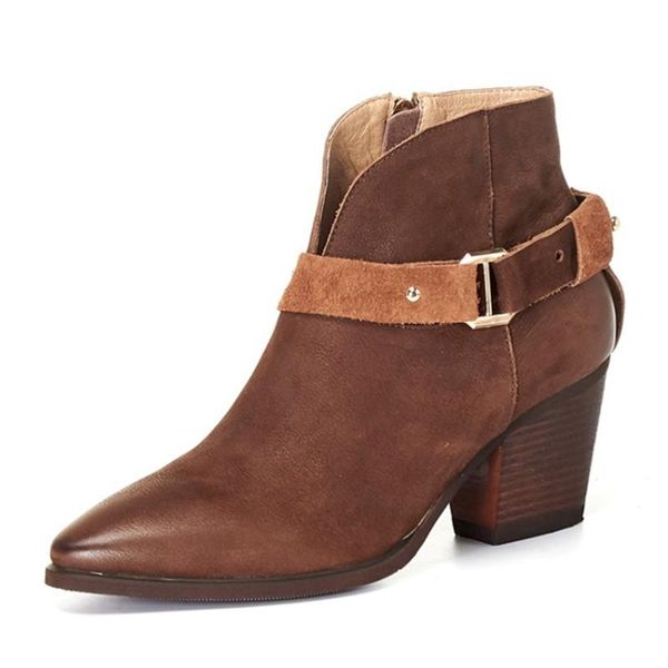 boots fanyuan vintage women ankle square thick high heels pointed toe genuine leather winter shoes for wome, Black
boots fanyuan vintage women ankle square thick high heels pointed toe genuine leather winter shoes for wome, Black