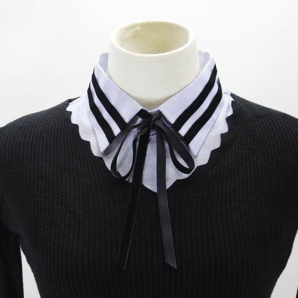 bow ties bowknotes shirt pure fake collar for women white black tie vintage detachable laple false blouse decorative, Black;gray
bow ties bowknotes shirt pure fake collar for women white black tie vintage detachable laple false blouse decorative, Black;gray