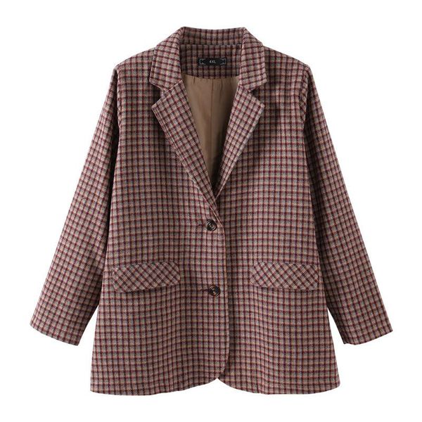 plus size outerwear & coats 10xl 9xl 8xl 7xl 6xl 5xl 4xl women long sleeves autumn femme elegant plaid woolen suit for mujers
plus size outerwear & coats 10xl 9xl 8xl 7xl 6xl 5xl 4xl women long sleeves autumn femme elegant plaid woolen suit for mujers