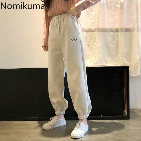 women's pants & capris nomikuma plus velet thicken women causal korean lace up stretch waist long trousers 2021 autumn winter sweat 6b5, Black;white
women's pants & capris nomikuma plus velet thicken women causal korean lace up stretch waist long trousers 2021 autumn winter sweat 6b5, Black;white
