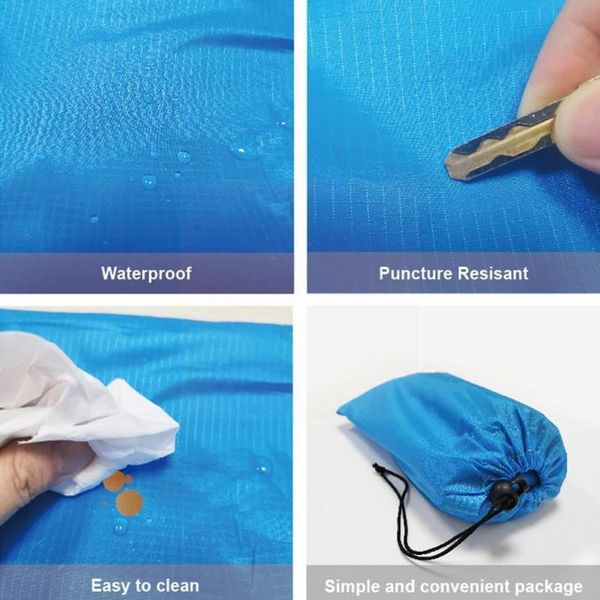 outdoor pads 1set folding beach mat portable camping blanket with floor supplies waterproof tent spikes ground p c6i5
outdoor pads 1set folding beach mat portable camping blanket with floor supplies waterproof tent spikes ground p c6i5
