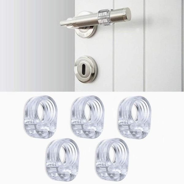 4pcs door ser transparent handle buffer wall protection silica gel doorknob walls and furniture protective pad catches & closers
4pcs door ser transparent handle buffer wall protection silica gel doorknob walls and furniture protective pad catches & closers