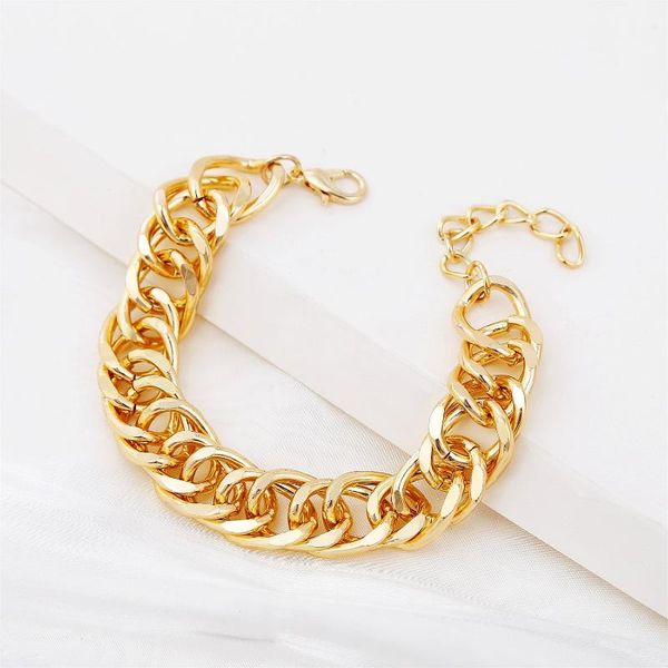 link, chain women's layered bracelet personality simple punk gothic jewelry link banquet birthday gift men's, Black
link, chain women's layered bracelet personality simple punk gothic jewelry link banquet birthday gift men's, Black