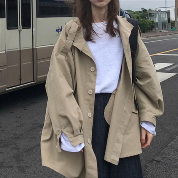 women's jackets 2021 basic women solid tooling style stylish long sleeve turn-down collar student autumn all-match fashionable h1131, Black;brown
women's jackets 2021 basic women solid tooling style stylish long sleeve turn-down collar student autumn all-match fashionable h1131, Black;brown