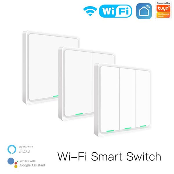 smart home control tuya switch wifi 1000w 1/2/3-gang light neutral wire required app timing work with alexa google life
smart home control tuya switch wifi 1000w 1/2/3-gang light neutral wire required app timing work with alexa google life