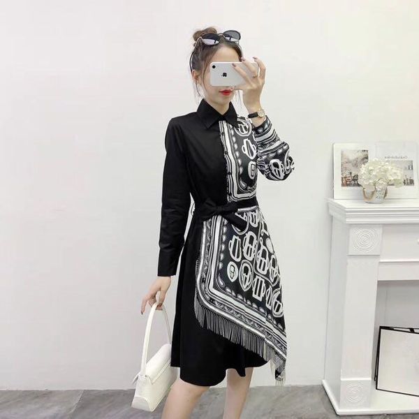 casual dresses kx08379 fashion women 2021 autumn dress luxury european design party style, Black;gray
casual dresses kx08379 fashion women 2021 autumn dress luxury european design party style, Black;gray
