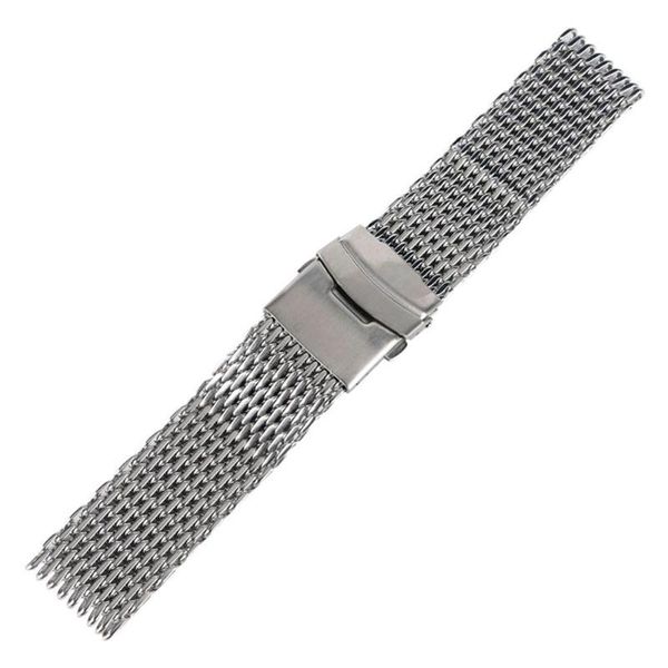 watch bands 18/20/22mm silver stainless steel mesh men band strap hq fold over clasp with safety push button link cool watchband, Black;brown
watch bands 18/20/22mm silver stainless steel mesh men band strap hq fold over clasp with safety push button link cool watchband, Black;brown