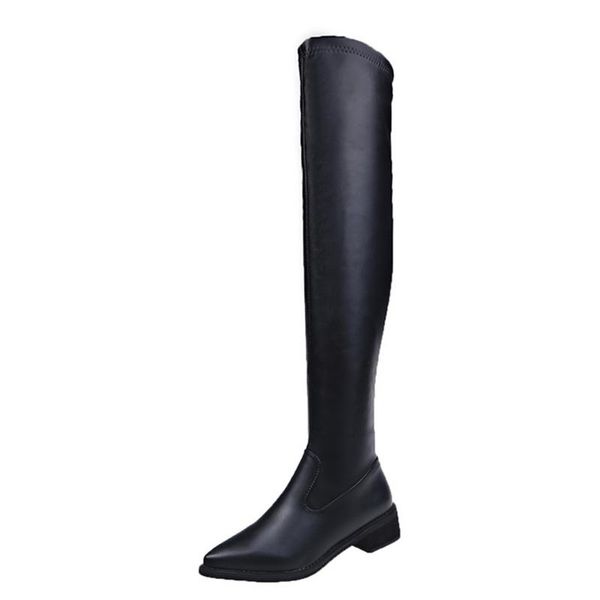 boots 2021 fahion autumn winter black over the knee pointed toe med heels warm comfy walking cool style woman shoes
boots 2021 fahion autumn winter black over the knee pointed toe med heels warm comfy walking cool style woman shoes