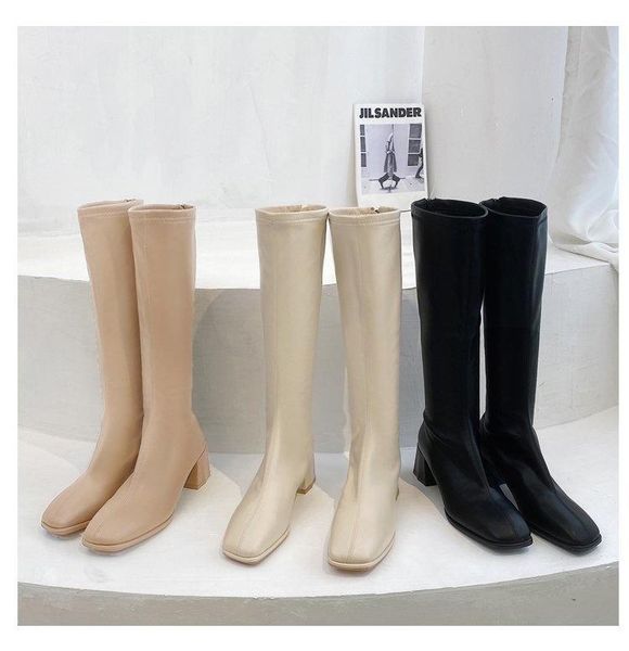 boots womens winter thick heel bottom long cotton high snow zipper knee-high fashion classic wild botas mujer, Black
boots womens winter thick heel bottom long cotton high snow zipper knee-high fashion classic wild botas mujer, Black