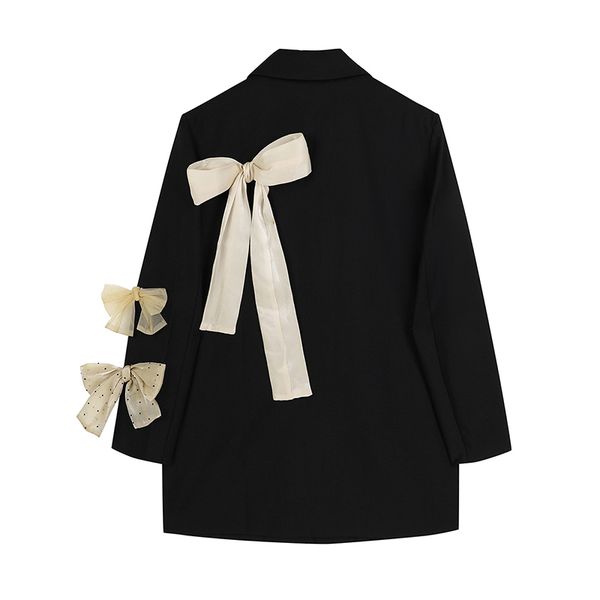 women's leather & faux female fashion blazer long sleeve black suit coats bow-up design autumn casual jacket lady office loose qisu
women's leather & faux female fashion blazer long sleeve black suit coats bow-up design autumn casual jacket lady office loose qisu
