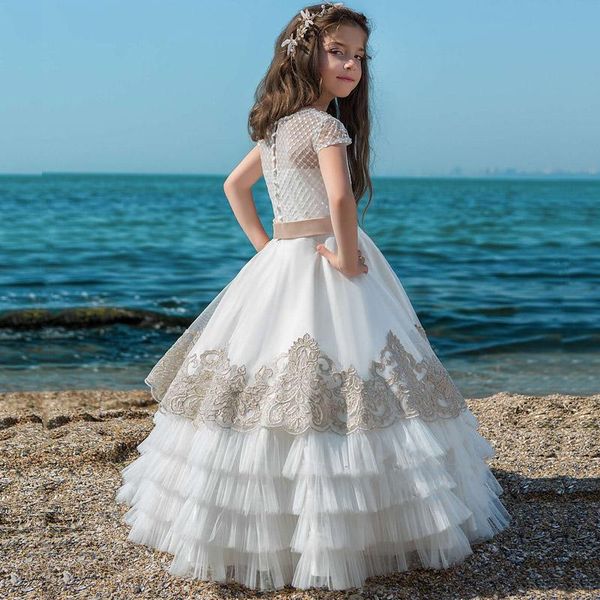 girl's dresses flower girl dress lace appliques cap sleeve ball gowns with beading sash wedding girls first communion, Red;yellow
girl's dresses flower girl dress lace appliques cap sleeve ball gowns with beading sash wedding girls first communion, Red;yellow