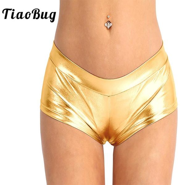 women's shorts tiaobug women fashion shiny faux leather low waist for dancing rave festival costumes femme pants clothes, White;black
women's shorts tiaobug women fashion shiny faux leather low waist for dancing rave festival costumes femme pants clothes, White;black