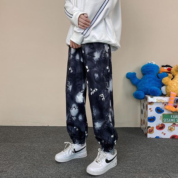 men's pants 2021 tie dye cargo harem jogger hip hop streetwear men casual loose jean trousers, Black
men's pants 2021 tie dye cargo harem jogger hip hop streetwear men casual loose jean trousers, Black