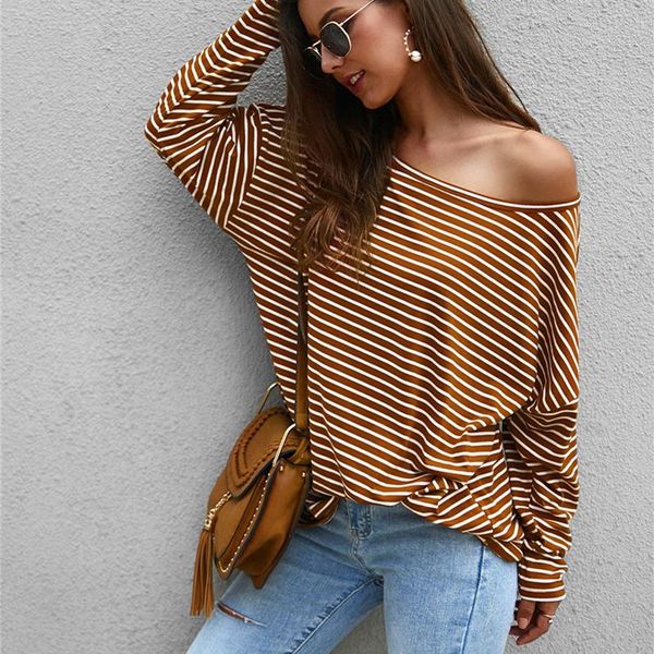 women's t-shirt women autumn stripe t shirt long sleeve loose tee femme ladies harajuku tshirt elegant plain ulzzang dames streetwear, White
women's t-shirt women autumn stripe t shirt long sleeve loose tee femme ladies harajuku tshirt elegant plain ulzzang dames streetwear, White