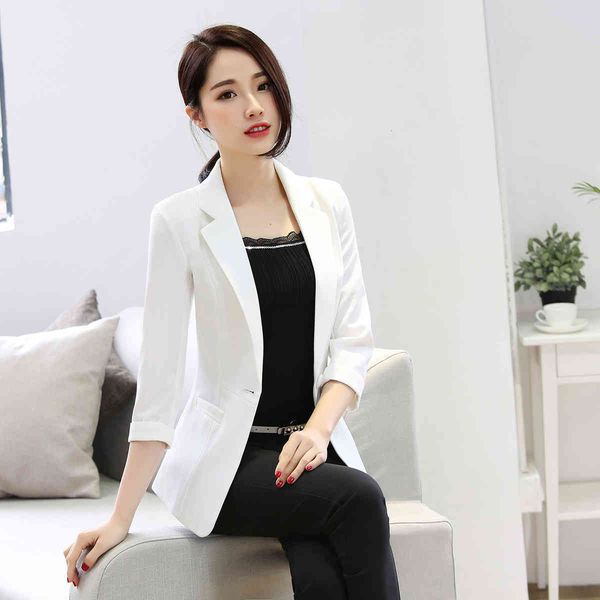 suit women blazers and jackets 2021 spring fall cardigans coats slim fit 3/4 jacket suite plus size 6xl blaser femenino y273, White;black
suit women blazers and jackets 2021 spring fall cardigans coats slim fit 3/4 jacket suite plus size 6xl blaser femenino y273, White;black