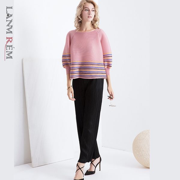 summer pleated pants for women elastic high waist wide leg straight all-match casual fold trousers yj564 210507, Black;white
summer pleated pants for women elastic high waist wide leg straight all-match casual fold trousers yj564 210507, Black;white