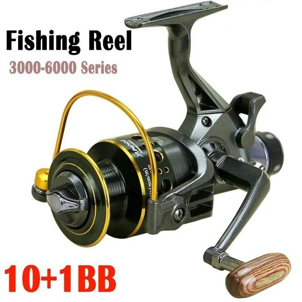 10+1bb spinning fishing reel interchangeable handle for saltwater freshwater gear with double drag brake system baitcasting reels
10+1bb spinning fishing reel interchangeable handle for saltwater freshwater gear with double drag brake system baitcasting reels