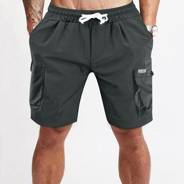 men's shorts solid color men loose cotton linen casual multi-pocket overalls pants fashion clothing plus size, White;black
men's shorts solid color men loose cotton linen casual multi-pocket overalls pants fashion clothing plus size, White;black