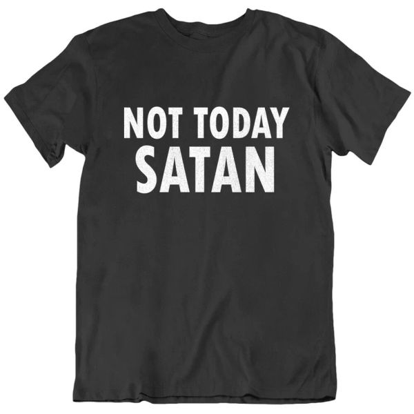 not today my satan funny rock and roll t shirt, White;black
not today my satan funny rock and roll t shirt, White;black