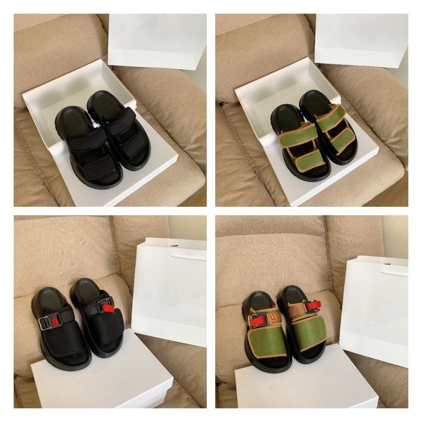 women's slippers luxury sa_fashion leather monitor sole original box designer brand size35-40, Black
women's slippers luxury sa_fashion leather monitor sole original box designer brand size35-40, Black