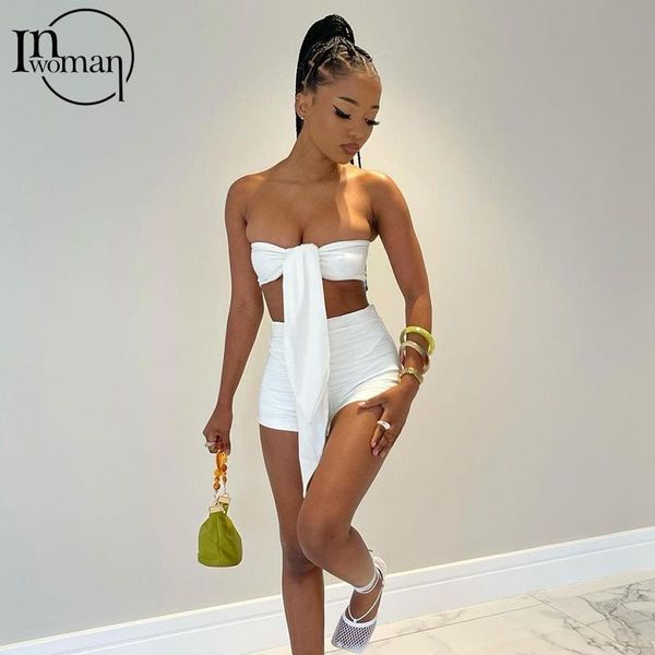 women's tracksuits inwoman 2 piece sets womens outfits summer white two biker shorts women tracksuit strapless crop matching, Gray
women's tracksuits inwoman 2 piece sets womens outfits summer white two biker shorts women tracksuit strapless crop matching, Gray
