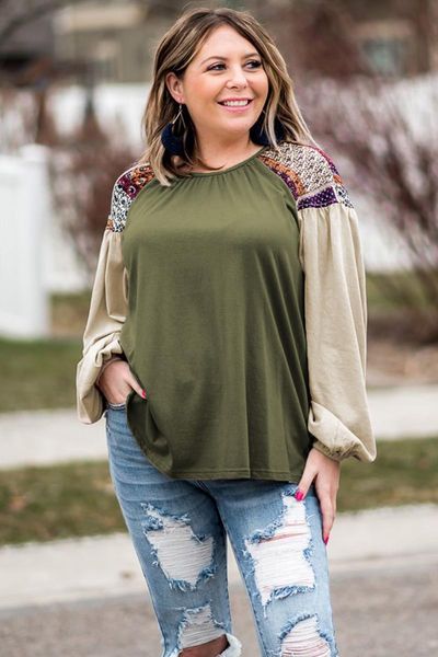 plus size t-shirt green color block puff long sleeve 5xl women clothing blusas feminina camisas blouse 2021 de casual ladies shirts, Black
plus size t-shirt green color block puff long sleeve 5xl women clothing blusas feminina camisas blouse 2021 de casual ladies shirts, Black