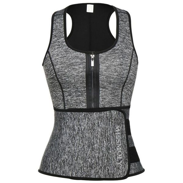 women's shapers women sweat sauna vest waist trainer body shaper neoprene tank compression shirt workout fitness back support gym suit, Black;white
women's shapers women sweat sauna vest waist trainer body shaper neoprene tank compression shirt workout fitness back support gym suit, Black;white
