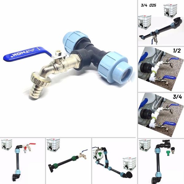 watering equipments thread faucet tank tap adapter polyethylene for ibc connection lever set 2 tanks outlet tee connector+tap valve
watering equipments thread faucet tank tap adapter polyethylene for ibc connection lever set 2 tanks outlet tee connector+tap valve