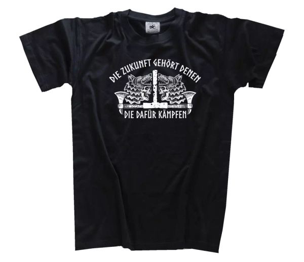 la future appartient jenen - dafür lutter viking tribus germaniques t-shirt, White;black
la future appartient jenen - dafür lutter viking tribus germaniques t-shirt, White;black