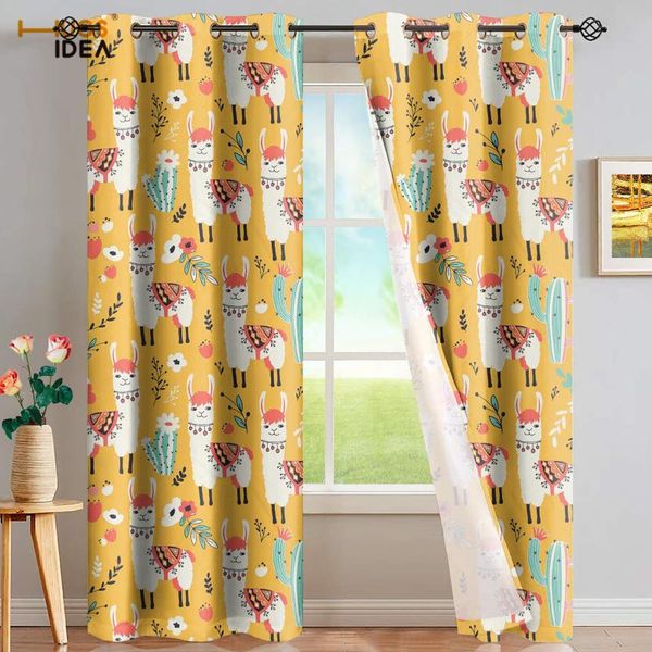high shading blackout curtain alpaca printing for bedroom living room insulating modern style windows home decoration & drapes
high shading blackout curtain alpaca printing for bedroom living room insulating modern style windows home decoration & drapes