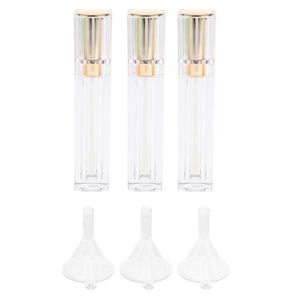 storage bottles & jars 3pcs 8ml refillable lip gloss bottle tubes perfume empty container +3 funnel
storage bottles & jars 3pcs 8ml refillable lip gloss bottle tubes perfume empty container +3 funnel
