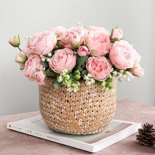 decorative flowers & wreaths beautiful rose peony fake silk artificial flower bouquet home party spring wedding diy decoration valentine
decorative flowers & wreaths beautiful rose peony fake silk artificial flower bouquet home party spring wedding diy decoration valentine