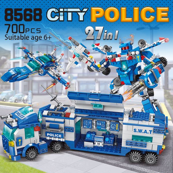 700 pcs city police series building blocks car mini figures store blue toys for children boys city building train mech robot toy
700 pcs city police series building blocks car mini figures store blue toys for children boys city building train mech robot toy