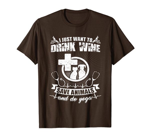 i just want to drink wine save animals and do yoga funny t-shirt, White;black
i just want to drink wine save animals and do yoga funny t-shirt, White;black
