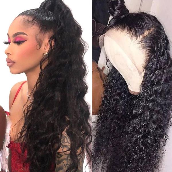 lace wigs 30 32 inch long closure wig wet and wavy for black women frontal water wave brazilian virgin human hair curly, Black;brown
lace wigs 30 32 inch long closure wig wet and wavy for black women frontal water wave brazilian virgin human hair curly, Black;brown
