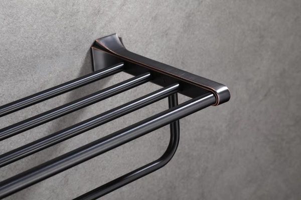 60cm black towel rack wall-mounted home el oil brushed zinc alloytowel holder bathroom accessories bath shelves robe hook racks
60cm black towel rack wall-mounted home el oil brushed zinc alloytowel holder bathroom accessories bath shelves robe hook racks