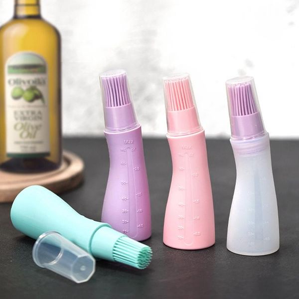 portable silicone oil bottle with brush grill brushes liquid pastry kitchen baking bbq tool tools & accessories
portable silicone oil bottle with brush grill brushes liquid pastry kitchen baking bbq tool tools & accessories