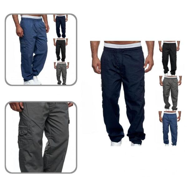 men's pants autumn multi pockets sweatpants soft long terrific low crotch men, Black
men's pants autumn multi pockets sweatpants soft long terrific low crotch men, Black