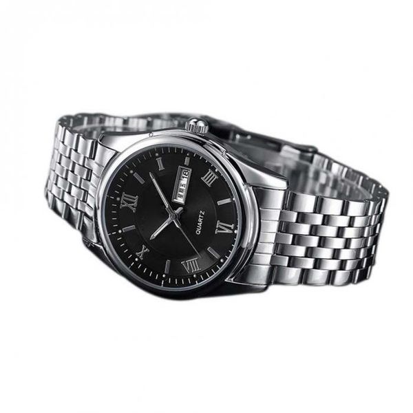 wristwatches men's business watch white stainless steel straps blue dial date roman number waterproof quartz wrist gift for father ll, Slivery;brown
wristwatches men's business watch white stainless steel straps blue dial date roman number waterproof quartz wrist gift for father ll, Slivery;brown