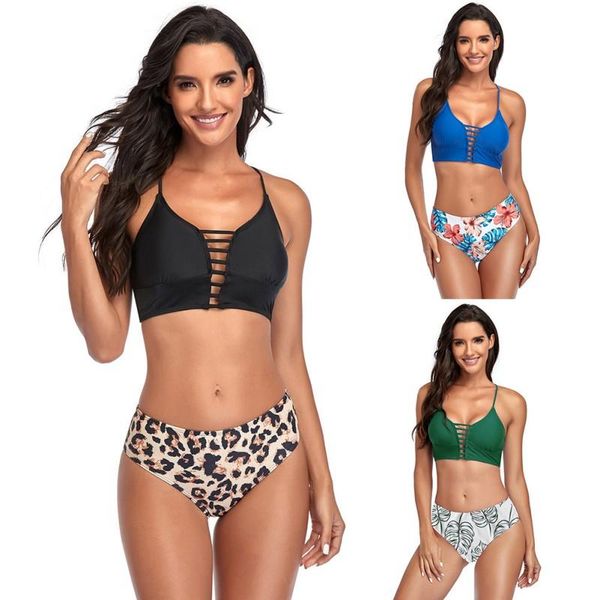 one-piece suits women's multicolor printed two piece bikini with lace up polyester quick drying soft feel comfortable women swimsuit
one-piece suits women's multicolor printed two piece bikini with lace up polyester quick drying soft feel comfortable women swimsuit