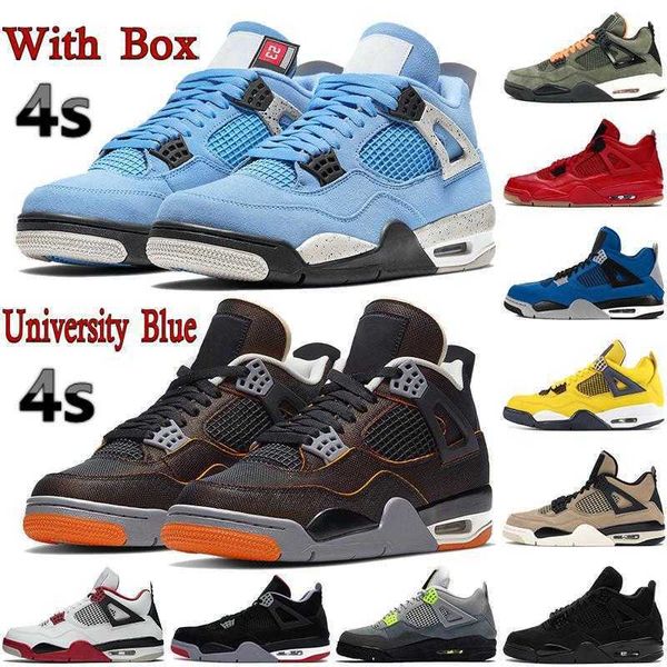 with box 4 4s mens basketball shoes university blue metallic purple black cat starfish bred se neon cactus jack men women sneakers ni ok
with box 4 4s mens basketball shoes university blue metallic purple black cat starfish bred se neon cactus jack men women sneakers ni ok