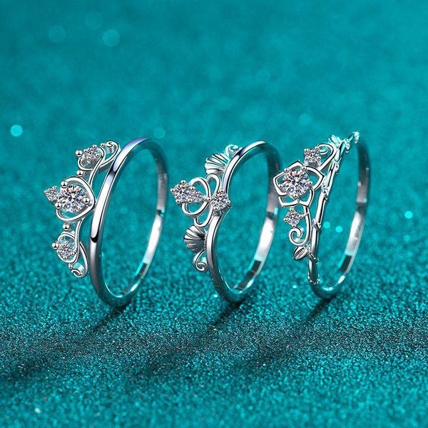 cluster rings inbeaut 925 silver excllent cut cown moissanite ring pass diamond test total 0.13 ct d color wedding for women, Golden;silver
cluster rings inbeaut 925 silver excllent cut cown moissanite ring pass diamond test total 0.13 ct d color wedding for women, Golden;silver
