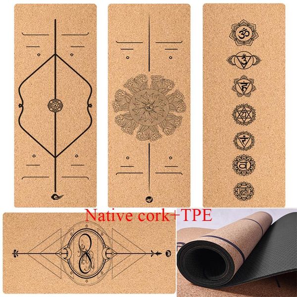 yoga mats natural cork mat non slip tpe fitness 6mm with position line for beginner pilate exercise training esterilla
yoga mats natural cork mat non slip tpe fitness 6mm with position line for beginner pilate exercise training esterilla