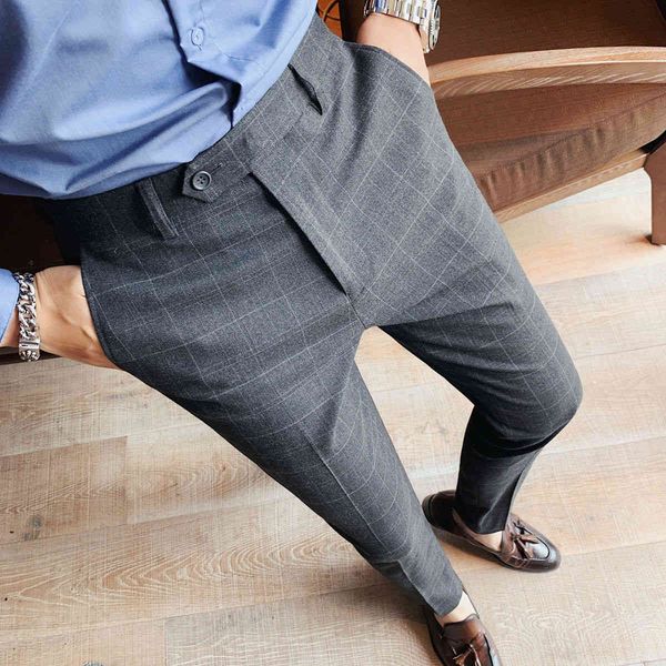 men's pants korean style fashion all-match straight business casual slim plaid pantalon de vestir office trousers men dn4r, Black
men's pants korean style fashion all-match straight business casual slim plaid pantalon de vestir office trousers men dn4r, Black