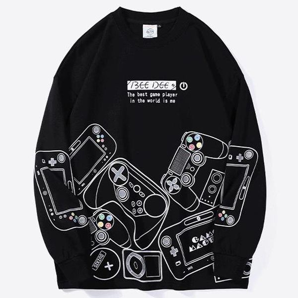 men's hoodies & sweatshirts men product trendy brand sweater male retro game console large area printing long-sleeved sweatshirt black
men's hoodies & sweatshirts men product trendy brand sweater male retro game console large area printing long-sleeved sweatshirt black