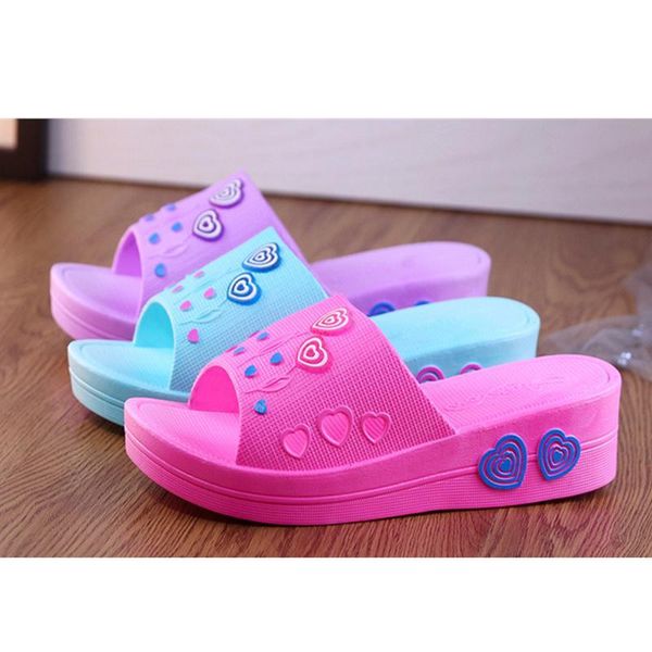 slippers summer female fashion heeled slides beach women indoor leisure platform wedges shoes gy27, Black
slippers summer female fashion heeled slides beach women indoor leisure platform wedges shoes gy27, Black