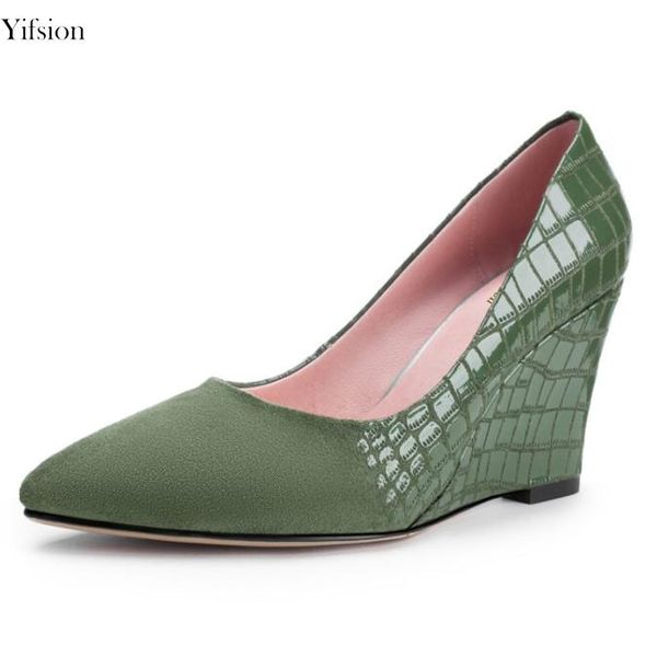 olomm arrival women pumps wedges high heels pointed toe ladies party black beige green shoes us size 4- dress
olomm arrival women pumps wedges high heels pointed toe ladies party black beige green shoes us size 4- dress