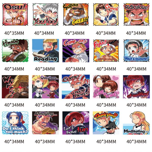 50 pcs king of fighters 97 graffiti waterproof skateboard travel suitcase phone lapluggage stickers cute kids girl toys
50 pcs king of fighters 97 graffiti waterproof skateboard travel suitcase phone lapluggage stickers cute kids girl toys