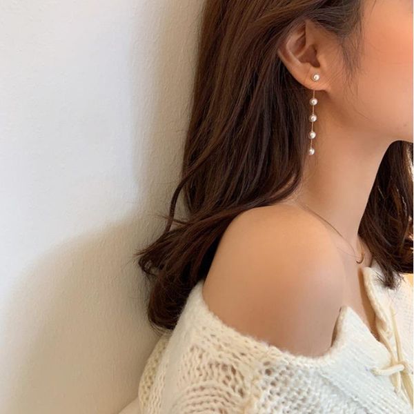 dangle & chandelier lats trend simulation pearl long earrings for women moon star flower rhinestone wedding drop earring 2021 fashion korean, Silver
dangle & chandelier lats trend simulation pearl long earrings for women moon star flower rhinestone wedding drop earring 2021 fashion korean, Silver