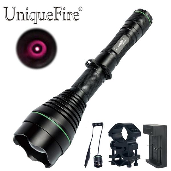 uniquefire 1508 t50 ir 850nm led zoom 3 modes torch 50mm convex lens lamp with scope mount, tail switch, usb charger flashlights torches
uniquefire 1508 t50 ir 850nm led zoom 3 modes torch 50mm convex lens lamp with scope mount, tail switch, usb charger flashlights torches